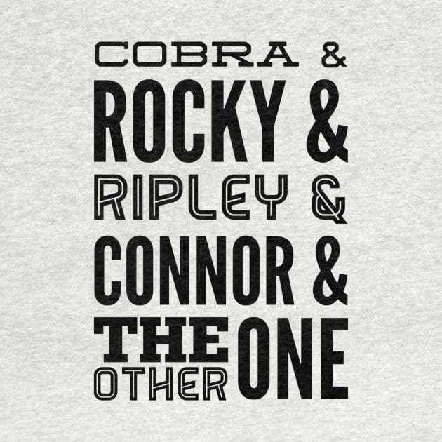 Cobra, Rocky, Ripley, Connor and The Other One (Rex’s Raptors) by Tdjacks1